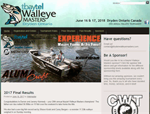 Tablet Screenshot of drydenwalleyemasters.com